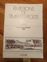 Emissions des timbres-poste, France, Notices philatéliques 1987