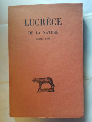 De la nature, tome I (Livre I - III)