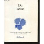 Nouvelle revue de psychanalyse n°14 – Du secret