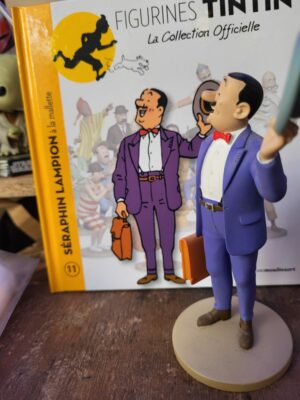 Figurine Tintin n°11 - Séraphin Lampion à la mallette