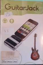 GuitarJack model 2 .  iOS interface with instruments and stereo mic/ line inputs and output
