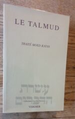 Le Talmud – Traité Moed Katan