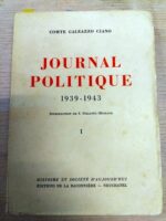 Journal politique 1939-1943 – Tome 1