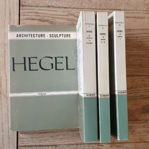 Hegel - Lot de livres Esthétique