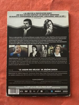 Un film en 2 parties de Jean EUSTACHE/ Une sale histoire/ suivi de « le jardin des délices » de Jérôme BOSCH/ DVD en VOF/ Sous-titres sourds et malentendants/ audio description / Produit en 1977 par « Les films du losange »/ Édité en 2016 par POTEMKINE