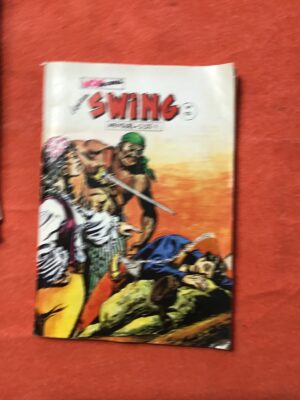 Capt’ain SWING/ Lot de 11 petits formats (pocket comics)/ numéros 155,159,160,161,162,163,164,165,166,167,173/ Éditions Aventures et Voyages (Mon Journal)/ 1979, 1980.