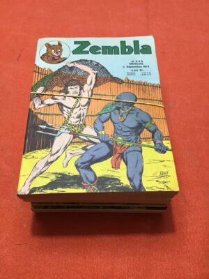 ZEMBLA/ Lot de 10 petits formats (pocket comics) numéros 296, 297, 298, 299,300, 301, 302, 303, 304, 305/ Éditions LUG/ 1979, 1980.