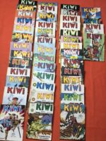 KIWI mensuel / Lot de 44 petits formats (pocket comics)/ numéros 275,276, de 286 à 299, 301, 302, 303, 305, de 307 à 312, de 315 à 319, 321, 324, 326, 327, 329, 335, 337, 339, 342, 344, 346, 370, 374/ Éditions LUG  1978, 1979, 1980, 1981, 1982, 1983, 1986.