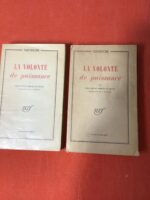 FRIEDRICH NIETZSCHE/ LA VOLONTÉ DE PUISSANCE/ Traduction de G.BLANQUIS/ ÉDITION COMPLÈTE EN 2 VOLUMES/ Éditions GALLIMARD 1948 et 1951