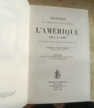 Histoire De La Découverte Et De La Conquête De L'Amérique / J. H. Campe