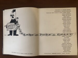 René MALTÊTE/ PARIS des RUES et des CHANSONS/ Présentation de JACQUES PRÉVERT / Avant-propos de MAURICE CHEVALIER/ illustrations de Bernard BUFFET, SINÉ, PEYNET/ ÉDITIONS DU PONT ROYAL décembre 1961