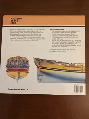 The 20-gun ship BLANDFORD / Peter GOODWIN/ The Anatomy (complete, in words, photographs and drawings ) of the Ship series/ CONWAY MARITIME PRESS LTD 1988