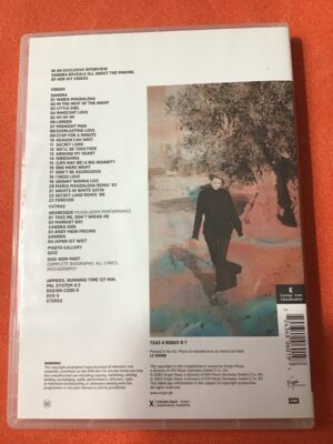 SANDRA/ The Complete History/ compilation de 23 clips/  DVD/ Virgin 2003