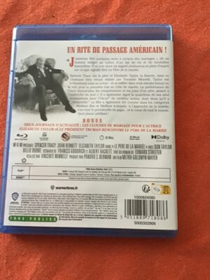 Le Père de la Mariée/ Vincente MINNELLI 1950/ DVD Blu-ray/ VOST/ VF/ Éditions WARNER BROS 2022