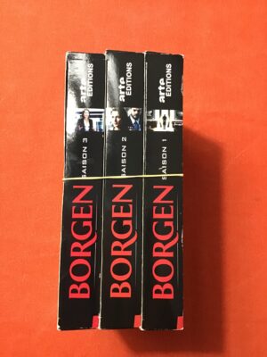 BORGEN/ Une Femme au Pouvoir/ Série télévisée de Adam PRICE/ Saisons 1,2 et / 3 coffrets de 4 DVD/ VOST Danoise/ VF/ Sous-titres sourds et malentendants/ Arte Éditions 2010, 2011, 2012