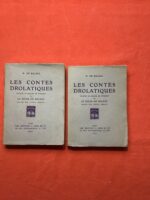 Honoré De BALZAC/ Les Contes Drolatiques/ Colligez ez Abbayes de Touraine et mis en lumière pour l’esbattement des Pantagruelistes et non aultres/ 2 Tomes/ Illustrations hors-texte en couleurs de Joseph HÉMARD/ Les Éditions G.CRÈS et Cie 1926 Honoré De BALZAC/ Les Contes Drolatiques/ Colligez ez Abbayes de Touraine et mis en lumière pour l’esbattement des Pantagruelistes et non aultres/ 2 Tomes/ Illustrations hors-texte en couleurs de Joseph HÉMARD/ Les Éditions G.CRÈS et Cie 1926