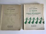 CANTO JOUINESSO/ Le Trésor des Chants Provençaux/ Chansonniers avec musique et illustrations/ Tomes I et II/ Collection de Culture Provençale/ Éditions Marcel PETIT/ 1953 et 1954