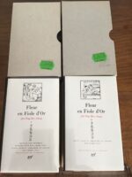 Fleur en Fiole d’Or/ Jing Ping Mei cihua/ texte traduit, présenté et annoté par André LÉVY/ préface par ETIEMBLE/ Tomes I et II/ Volumes 320 et 321 de la « Bibliothèque de la Pléiade »/ Éditions NRF GALLIMARD/ édition de 1985, impression de 1985.
