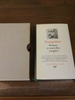 TOURGUÉNIEV/  Romans et Nouvelles complets I / Introduction par Françoise FLAMANT/  Textes traduits par Françoise FLAMANT, Henri MONGAULT et Édith SCHERRER, présentés et annotés par Françoise FLAMANT et Édith SCHERRER/  Volume 289 de la « Bibliothèque de la Pléiade »/ Éditions NRF GALLIMARD/ édition de 1981, impression de 1981.