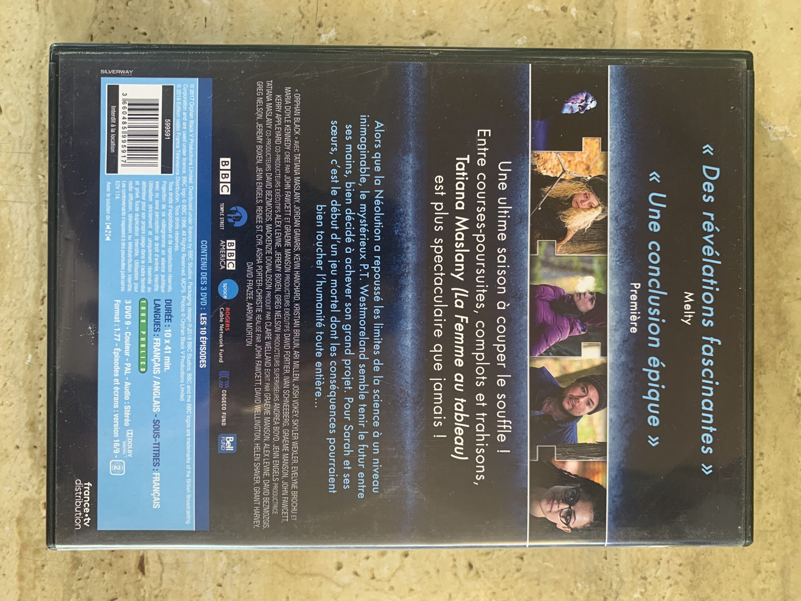 Orphan black / saison 5 intégrale / l'Ultime Saison / BBC