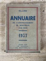 Annuaire de l’arrondissement de montreuil sur mer / 1937 / édition journal de Montreuil