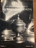 Revue de l’association pour l’étude du Mouvement DADA/ Numéro 1/ Octobre 1965