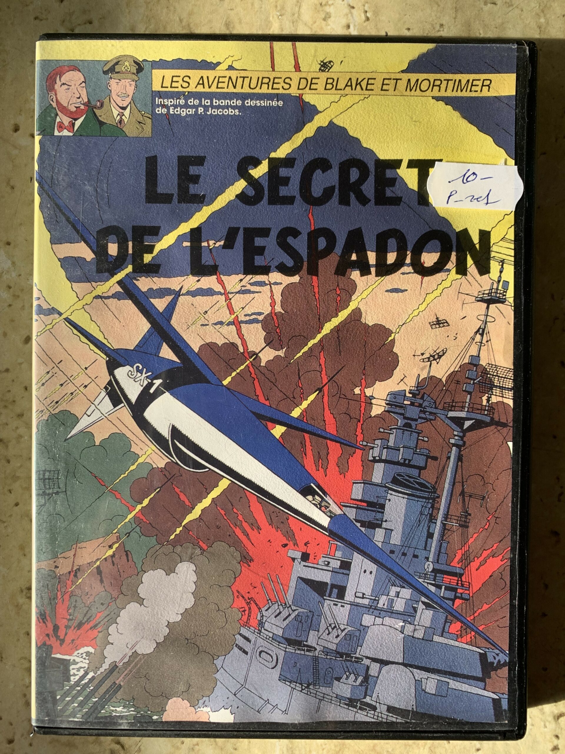 Le Secret de l'Espadon / Les aventures de BLake et Mortimer / DVD vidéo / inspiré de la BD de Edgar P. JACOBS