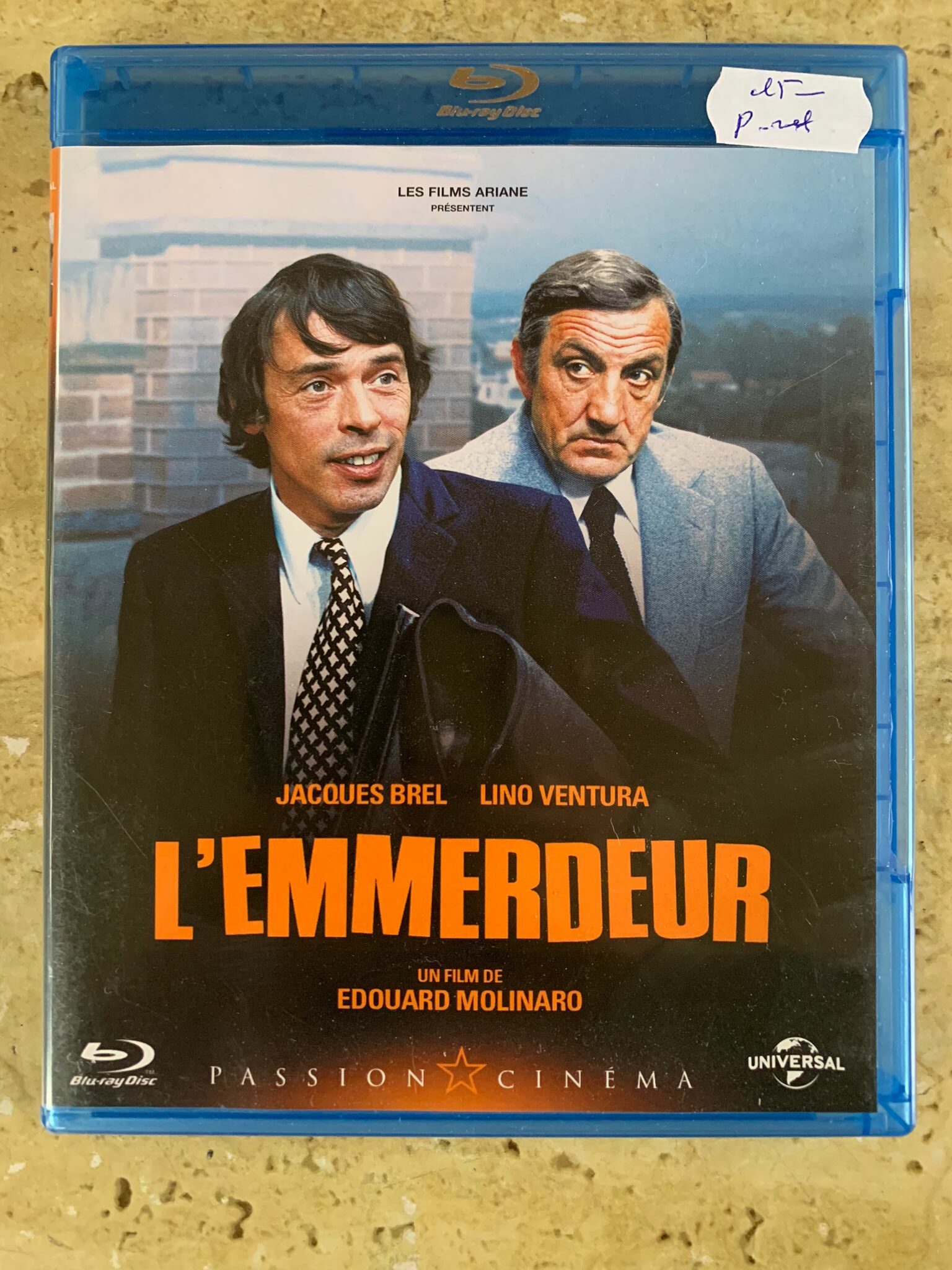 L&rsquo;Emmerdeur / Edouard Molinaro / Jacques Brel / Lino Ventura / Bluray disc