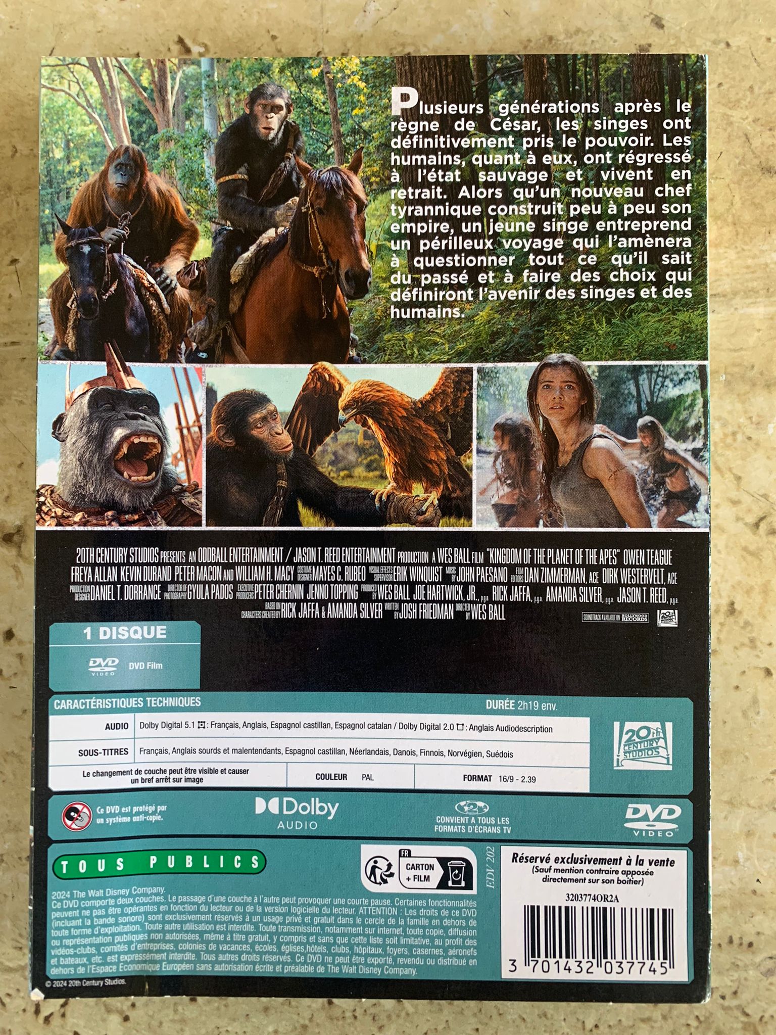 La planète des singes / Le nouveau royaume / DVD vidéo