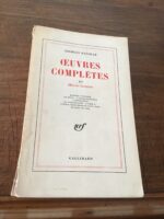 Georges BATAILLE/ tome 3 des oeuvres complètes/ oeuvres littéraires: Madame Edwarda, Le Petit, L’Archangélique, L’Impossible, La Scissiparité, L’Abbé C, L’être indifférencié n’est rien, Le Bleu du Ciel/ Éditions Gallimard 1971