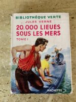 20 000 Lieues sous les mers / Tome 1 et 2 / Jules Verne / Bibliothèque Verte / éditions Hachette