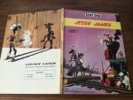LUCKY LUKE/ Jesse JAMES/ Dessins: MORRIS/ Scénario: GOSCINNY/ Éditions DARGAUD/ Édition Originale de 1969