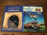 Les Robinsons du Rail/ Un feuilleton illustré d’André FRANQUIN avec la participation de JIDÉHEM aux dessins et Yvan DELPORTE au texte/ feuilleton paru en 1964 dans le journal de SPIROU (numéros 1354 à 1363)/ Les Éditions de l’Atelier/ Édition Originale de 1981