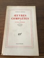 Georges BATAILLE/ tome 6 des oeuvres complètes/ La Somme Athéologique (tome II)/ sur NIETZSCHE, mémorandum, annexes/ Éditions Gallimard 1973