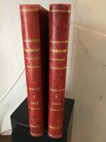 L’Illustration Théâtrale/ Journal d’Actualités Dramatiques/ Textes Complets des Pièces Nouvelles jouées dans les principaux Théâtres de Paris en 1912/ 2 Tomes reliant les périodiques 198 à 227