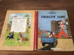 HERGÉ/ Les Aventures de TINTIN/ OBJECTIF LUNE/ Éditions CASTERMAN/ Édition originale Française de 1953