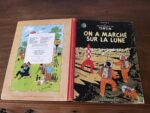 HERGÉ/ LES AVENTURES DE TINTIN/ On a marché sur la Lune/ Éditions CASTERMAN 1964