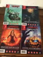 Chroniques des Terres-Dragons/ Lot de 13 magazines bimestriels (du numéro 0 au numéro 12) de scénarios prêts à jouer pour tous les jeux de rôle médiévaux fantastiques// JdR Éditions 2022 à 2024
