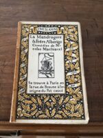 La Mandragore/ Frère Alberigo/ Comédies de Nicolas MACHIAVEL/ Traduction de l’Italien par M.PÉRIÈS/ illustrations de Henry CHAPRONT/ premier ouvrage de la Collection Lumen Animi sous la direction de Constantin CASTÉRA/ exemplaire numéroté sur papier de Bornéo/ à l’enseigne du pot cassé 1930