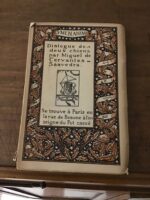 Miguel de CERVANTES-SAAVEDRA/ Dialogue de deux chiens/ Traduction de l’Espagnol par BOUCHON-DUBOURNIAL/ illustrations de Henry CHAPRONT/ cinquième ouvrage de la Collection Lumen Animi sous la direction de Constantin CASTÉRA/ exemplaire numéroté sur papier de Hollande Van GELDER/ à l’enseigne du pot cassé 1931